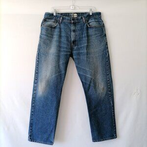 Signature By Levi Strauss & Co. Mens Blue Mid Rise Straight Jeans Size 38x30